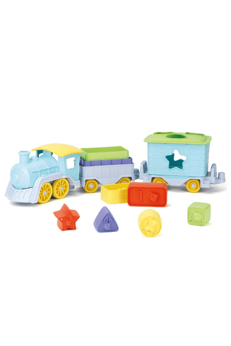 Stack & Sort Train Set van Green Toys | Kids Conceptstore Le Fanfare