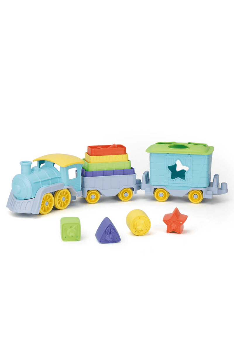 Stack & Sort Train Set van Green Toys | Kids Conceptstore Le Fanfare