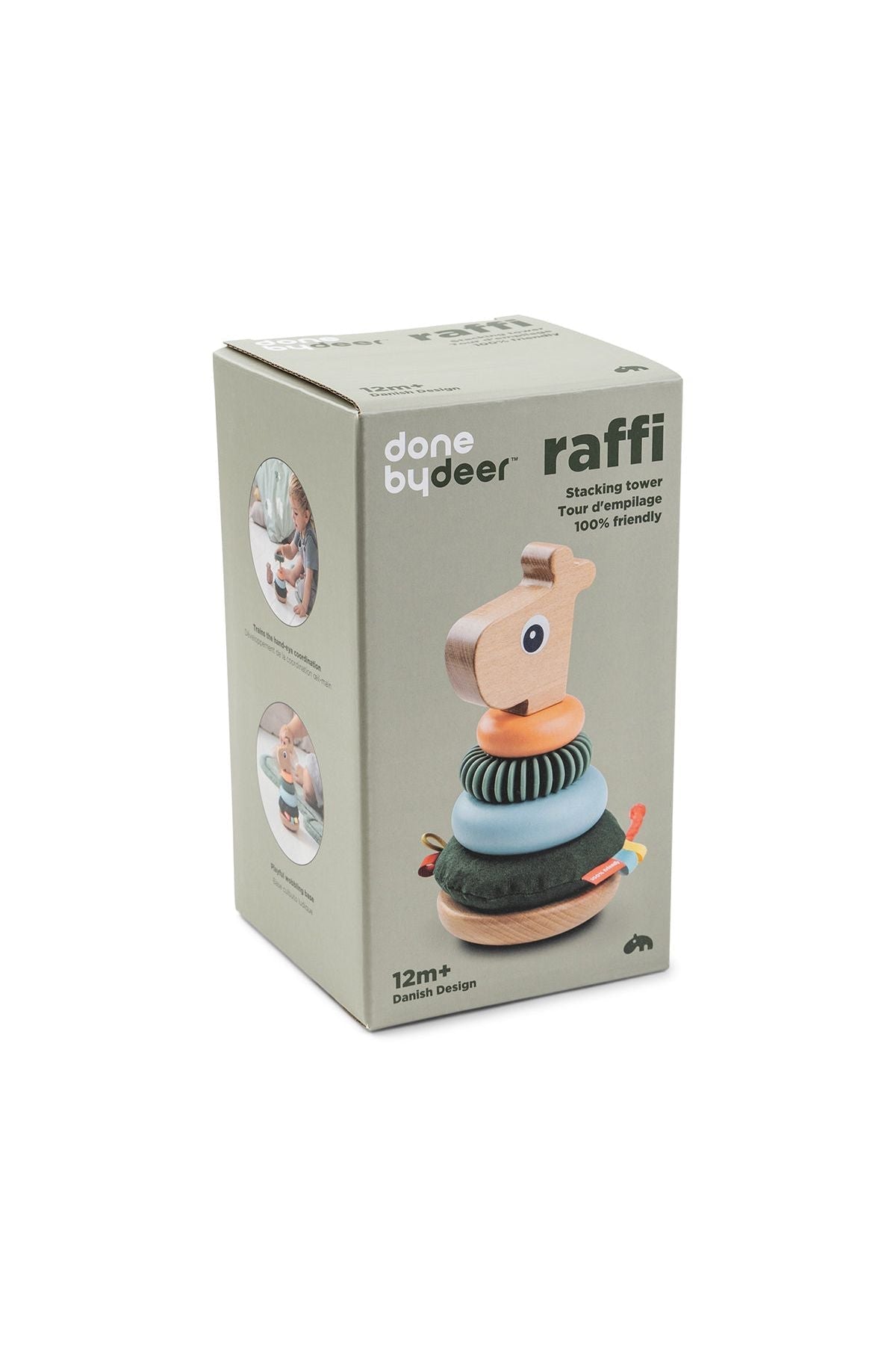 Stacking tower | Raffi - Colour mix van Done by Deer | Kids Conceptstore Le Fanfare