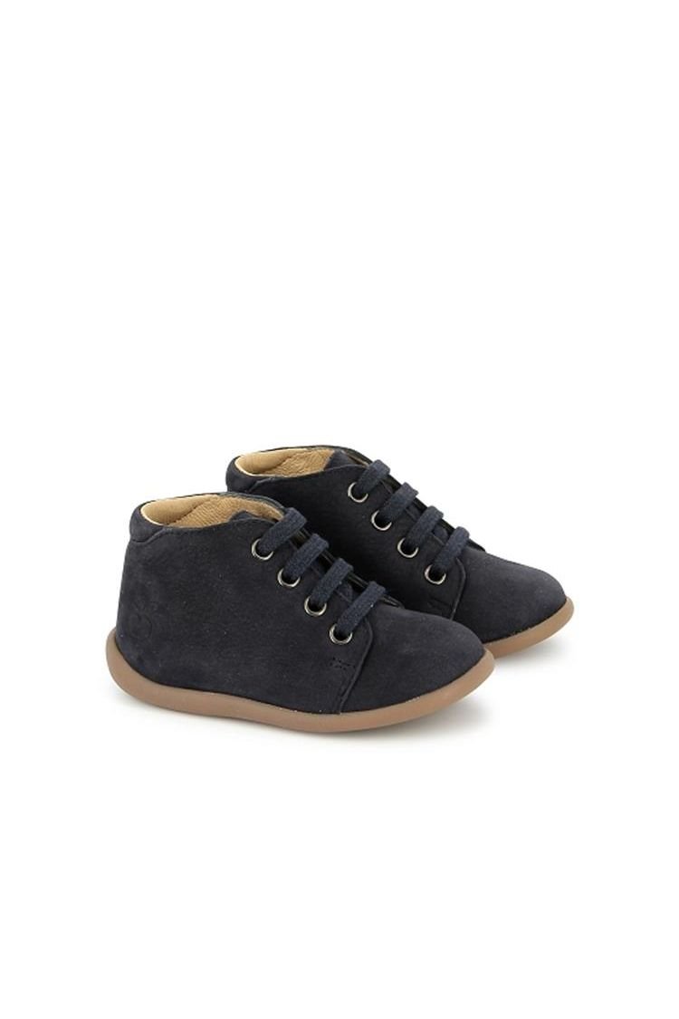 Stand-up Bottine Nubuck - Marine van POM D'API | Kids Conceptstore Le Fanfare