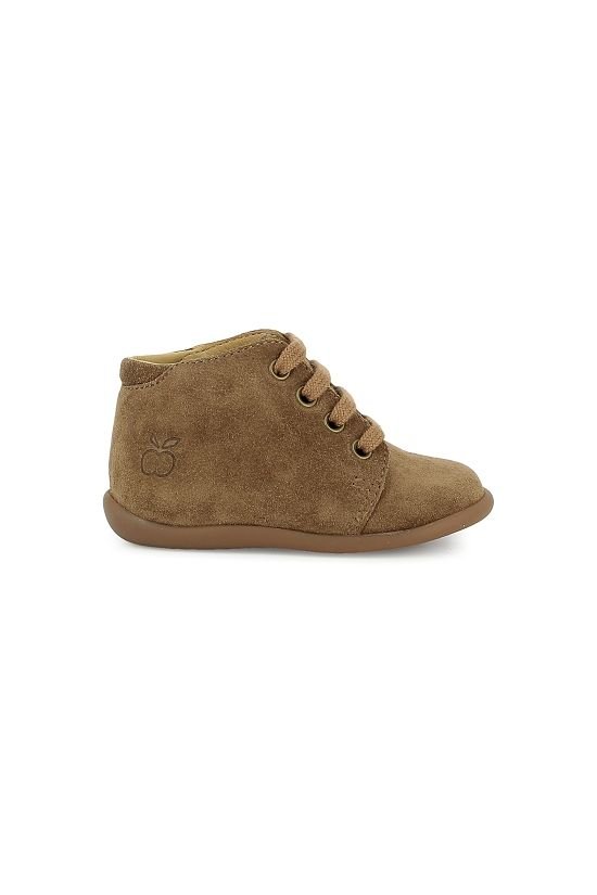 Stand-up bottine - Velours - Tabac van POM D'API | Kids Conceptstore Le Fanfare