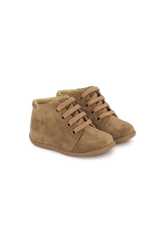 Stand-up bottine - Velours - Tabac van POM D'API | Kids Conceptstore Le Fanfare