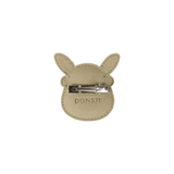 Stanzen Clip | Sporty Bunny - Taupe Nubuck van Donsje Amsterdam | Kids Conceptstore Le Fanfare