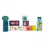 Stapelbare activiteitenblokkenspel van Moulin Roty | Kids Conceptstore Le Fanfare