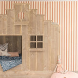 Stapelbed met trapgevel Bowie van Saartje Prum | Kids Conceptstore Le Fanfare