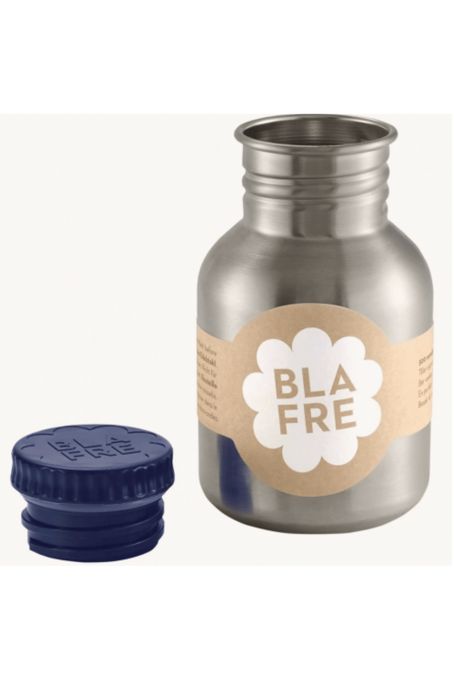 Steel bottle 300ml navy van Blafre | Kids Conceptstore Le Fanfare