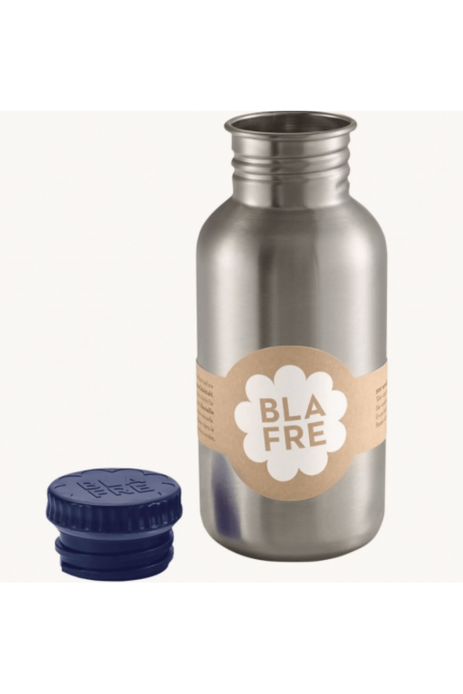Steel bottle 500ml navy van Blafre | Kids Conceptstore Le Fanfare