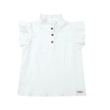 Steffie Blouse - Off White van Donsje Amsterdam | Kids Conceptstore Le Fanfare