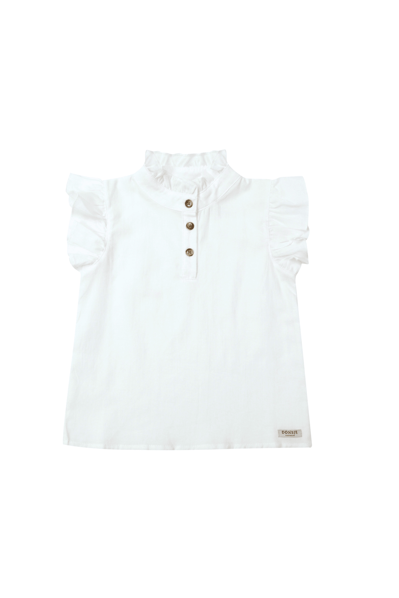 Steffie Blouse - Off White van Donsje Amsterdam | Kids Conceptstore Le Fanfare