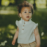 Steffie Blouse - Off White van Donsje Amsterdam | Kids Conceptstore Le Fanfare
