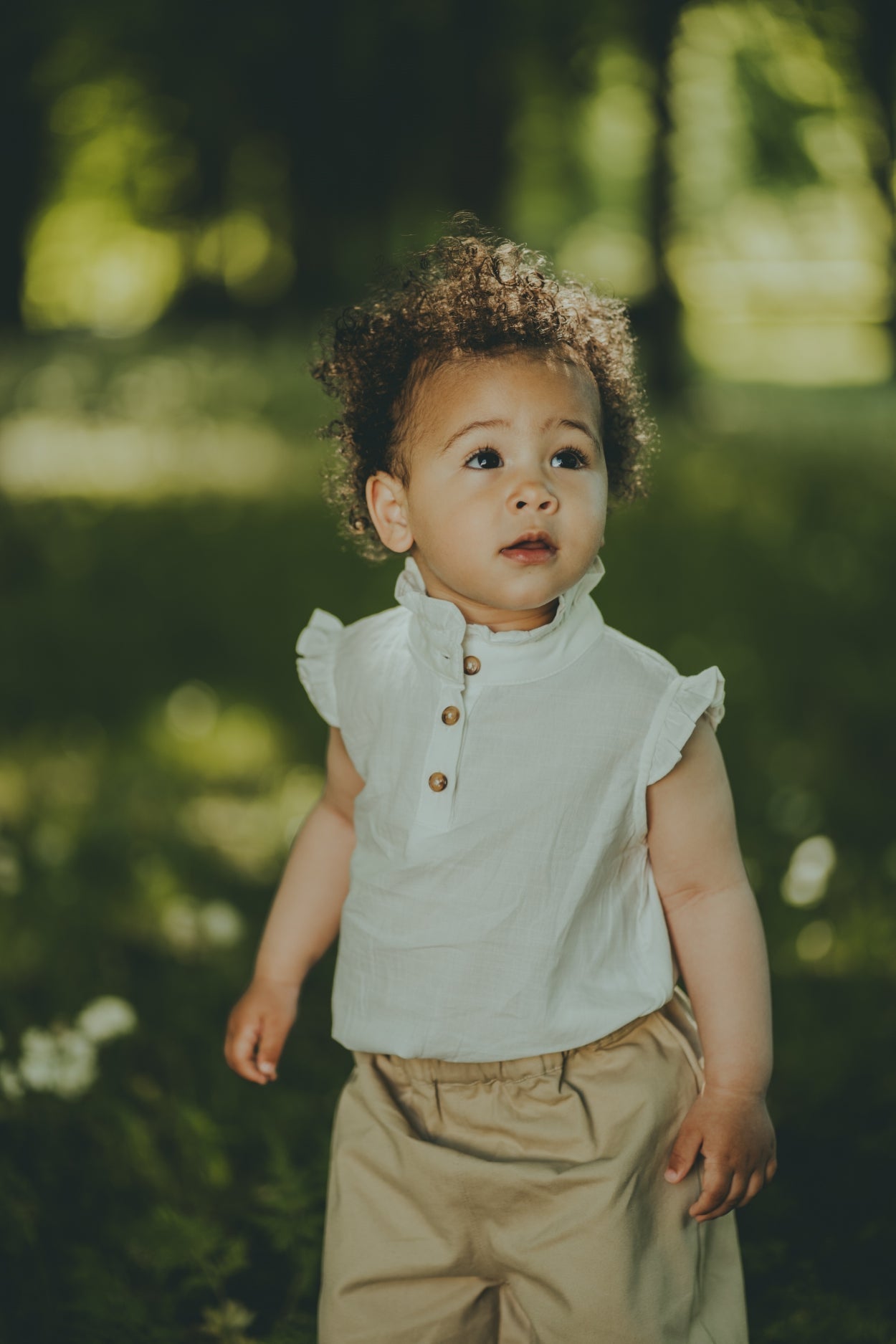 Steffie Blouse - Off White van Donsje Amsterdam | Kids Conceptstore Le Fanfare