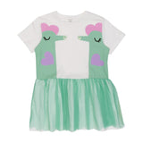 Stella McCartney Jersey Dress Ivory van Stella McCartney | Kids Conceptstore Le Fanfare