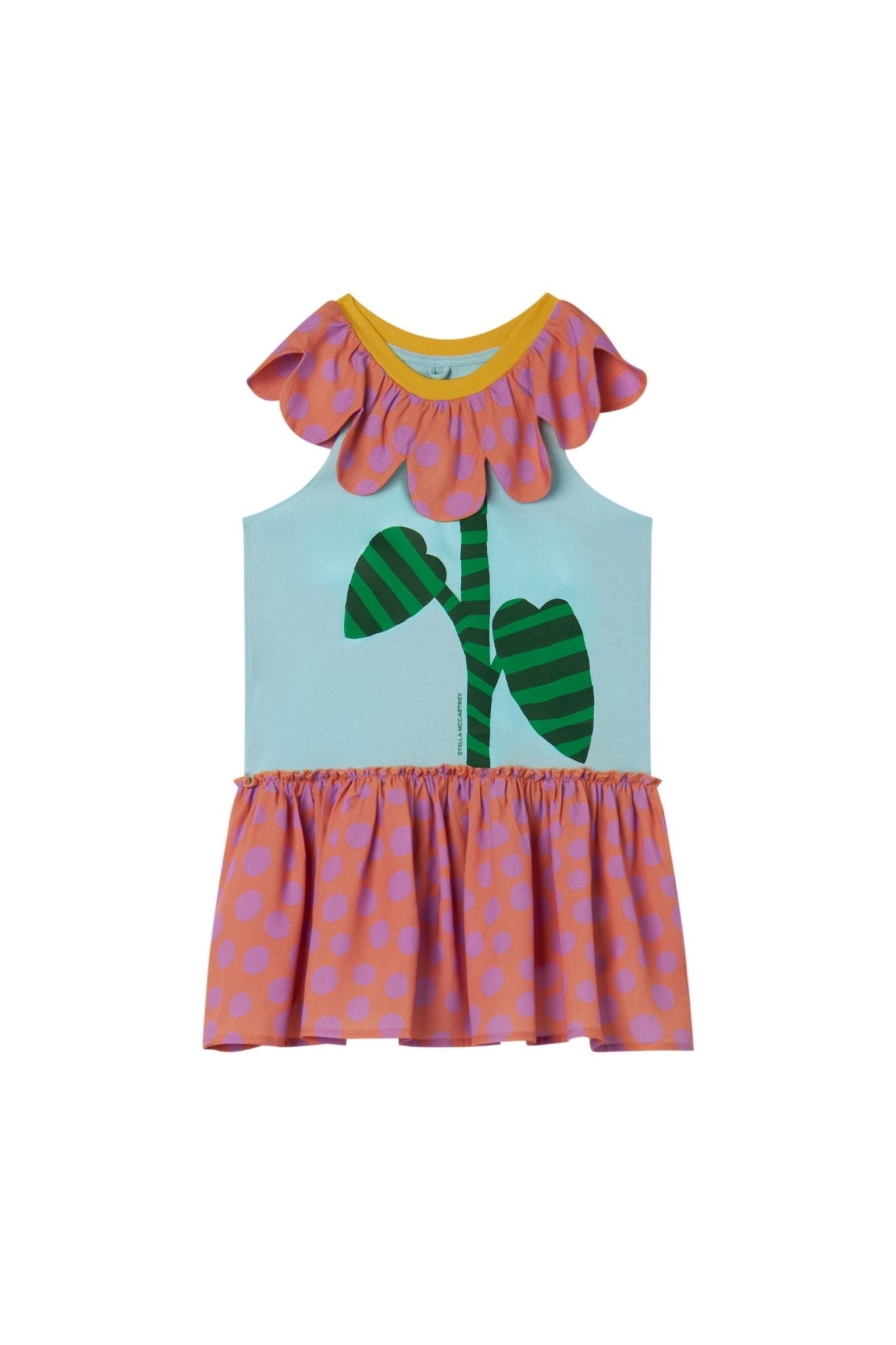 Stella McCartney Jersey Dress Light Blue van Stella McCartney | Kids Conceptstore Le Fanfare