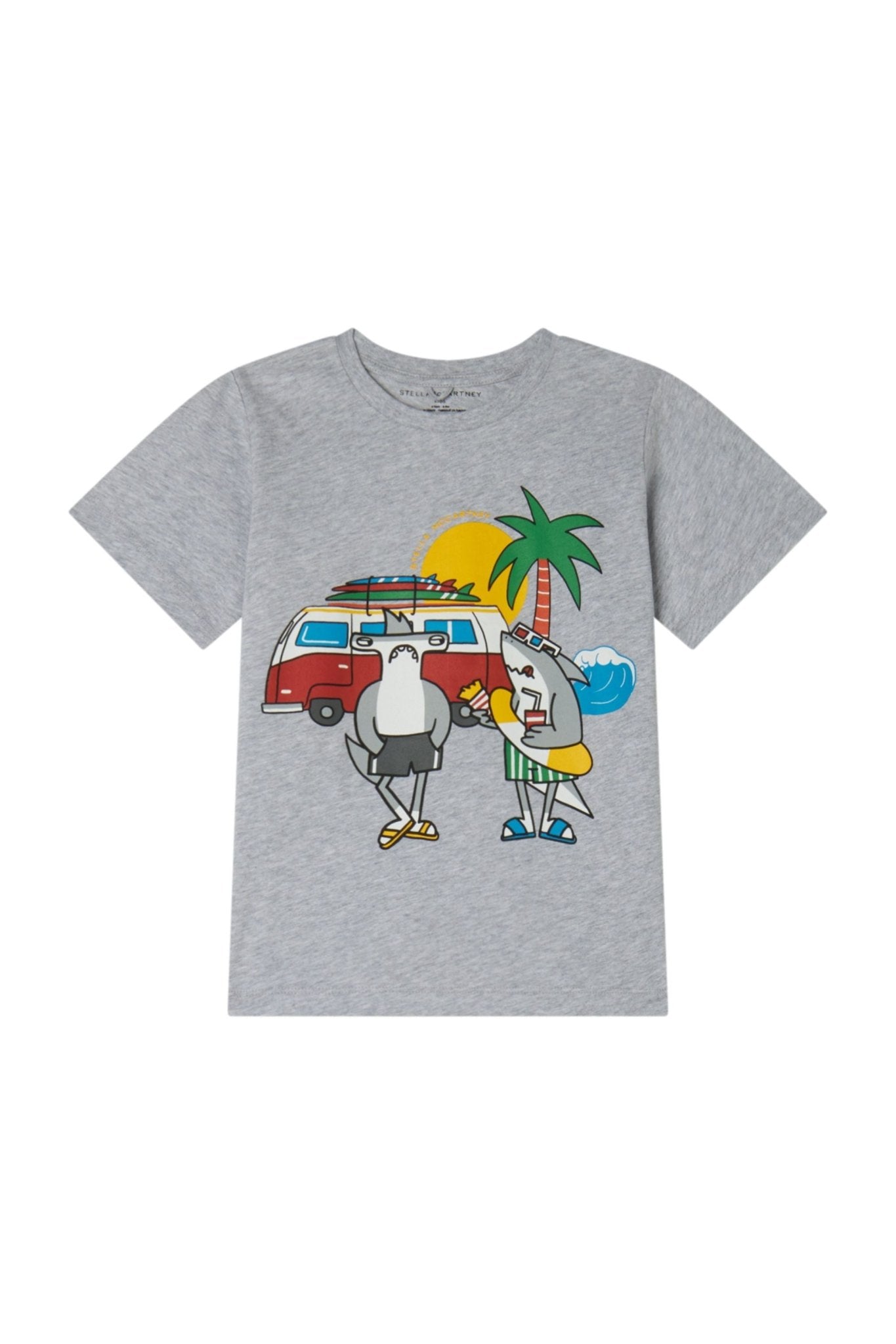 Stella McCartney T-shirt Grey Melange van Stella McCartney | Kids Conceptstore Le Fanfare