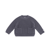 Stella Sweater - Steel Blue van Donsje Amsterdam | Kids Conceptstore Le Fanfare