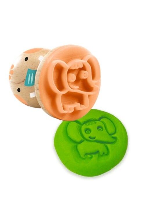 Stempels Voor Boetseerklei - My Plastistamps 3 St van Djeco | Kids Conceptstore Le Fanfare