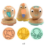 Stempels Voor Boetseerklei - My Plastistamps 3 St van Djeco | Kids Conceptstore Le Fanfare