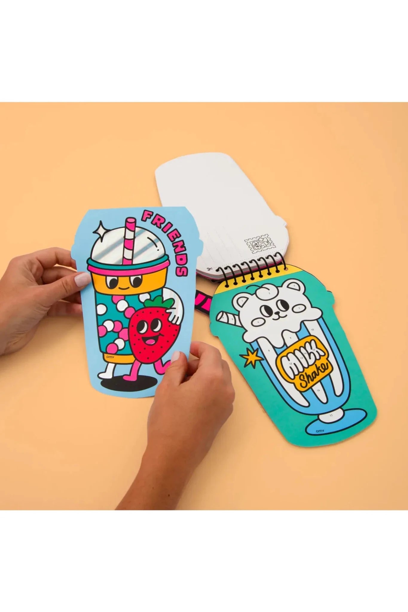 STICKER BY NUMBER NOTEBOOK - BUBBLE van OMY | Kids Conceptstore Le Fanfare