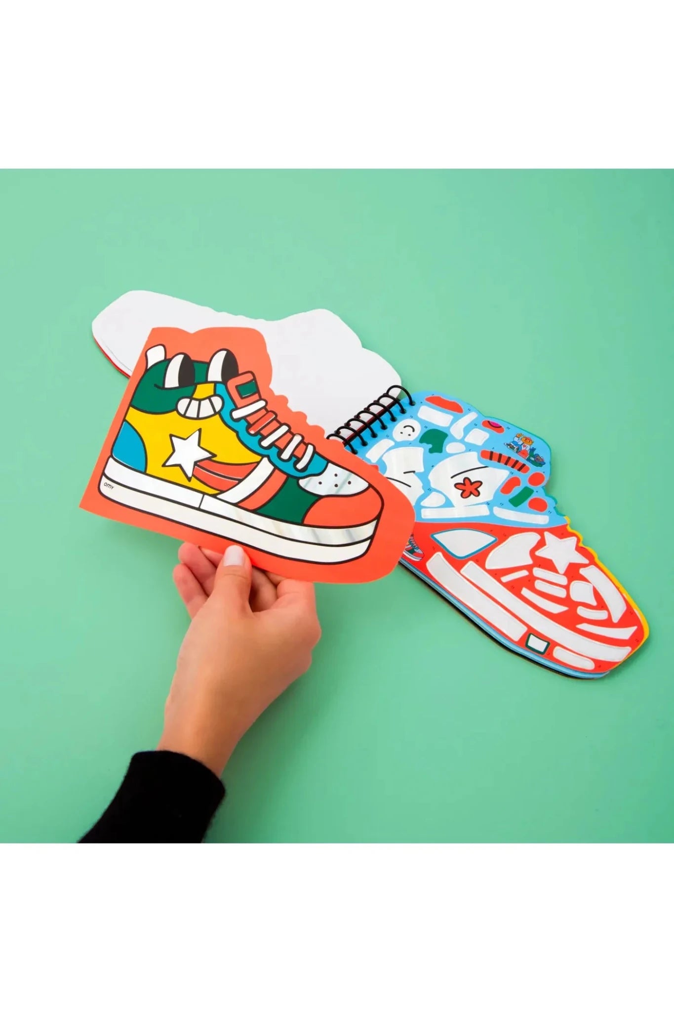 STICKER BY NUMBER NOTEBOOK - STREET van OMY | Kids Conceptstore Le Fanfare