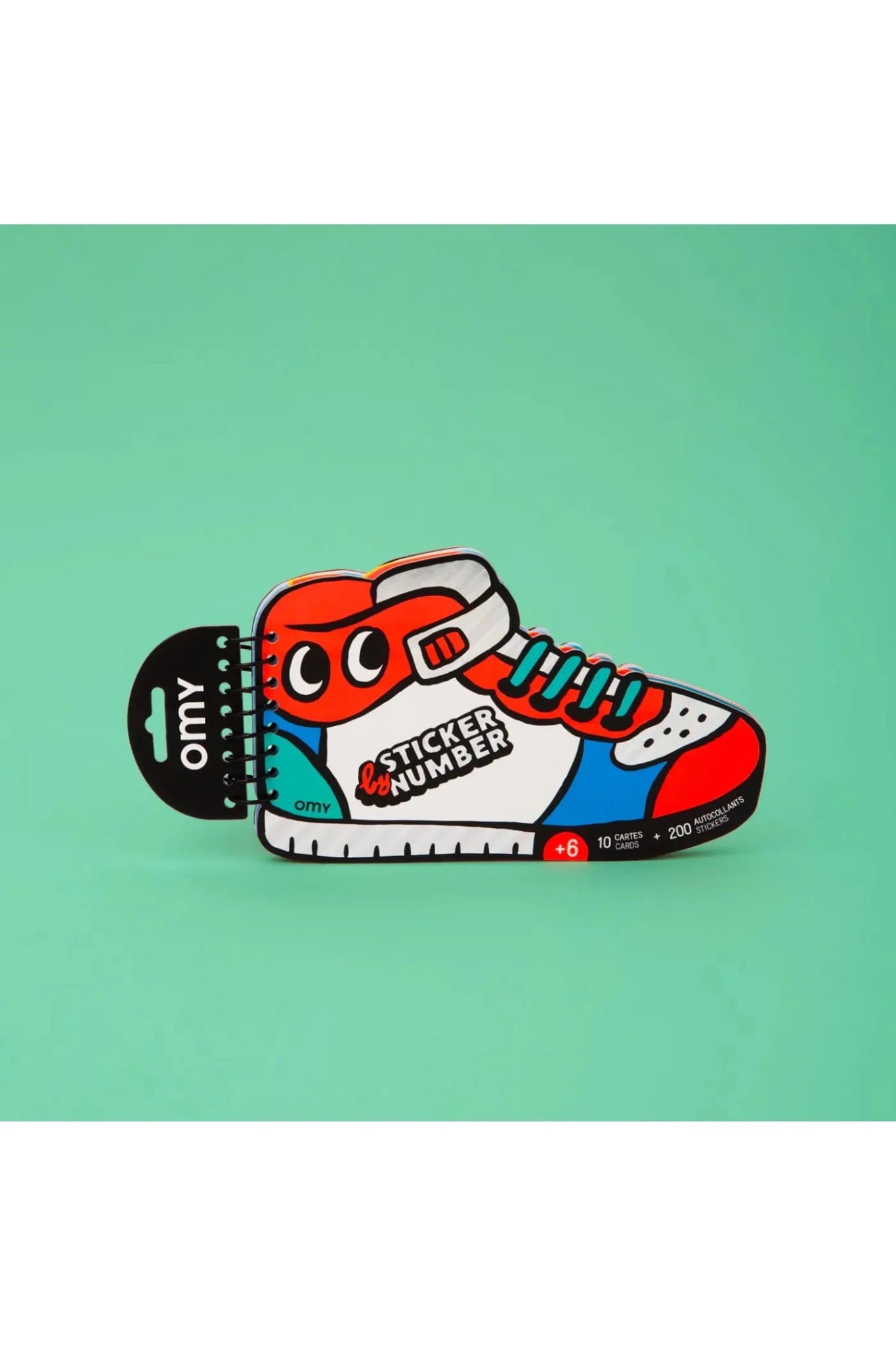 STICKER BY NUMBER NOTEBOOK - STREET van OMY | Kids Conceptstore Le Fanfare