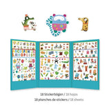Stickers - 1000 stickers for little ones van Djeco | Kids Conceptstore Le Fanfare