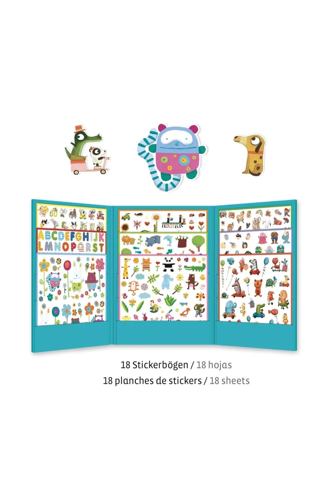 Stickers - 1000 stickers for little ones van Djeco | Kids Conceptstore Le Fanfare