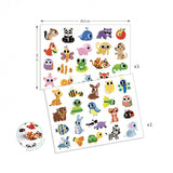 Stickers Babydieren 120St van Djeco | Kids Conceptstore Le Fanfare