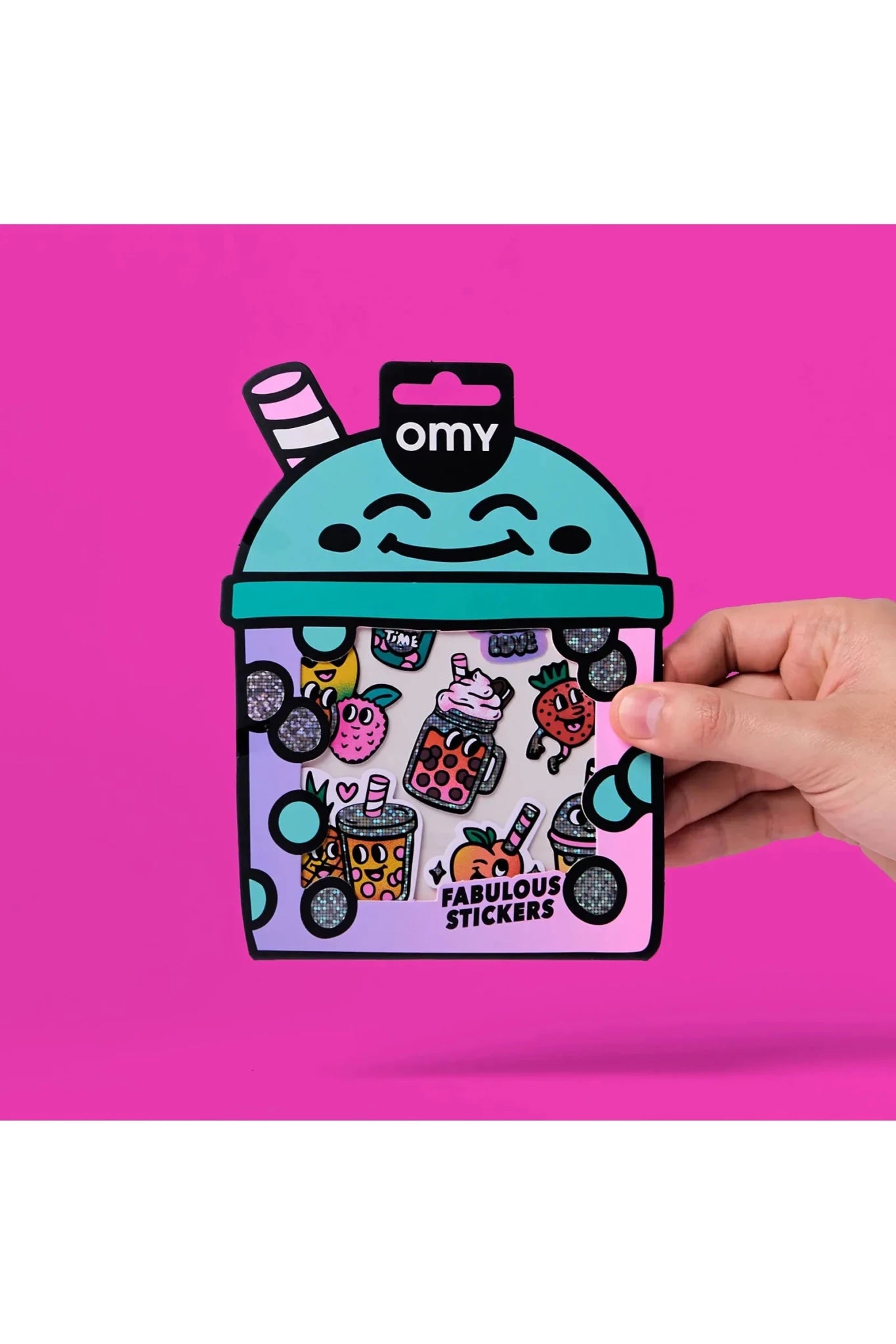 STICKERS - BIG - BUBBLE TEA van OMY | Kids Conceptstore Le Fanfare