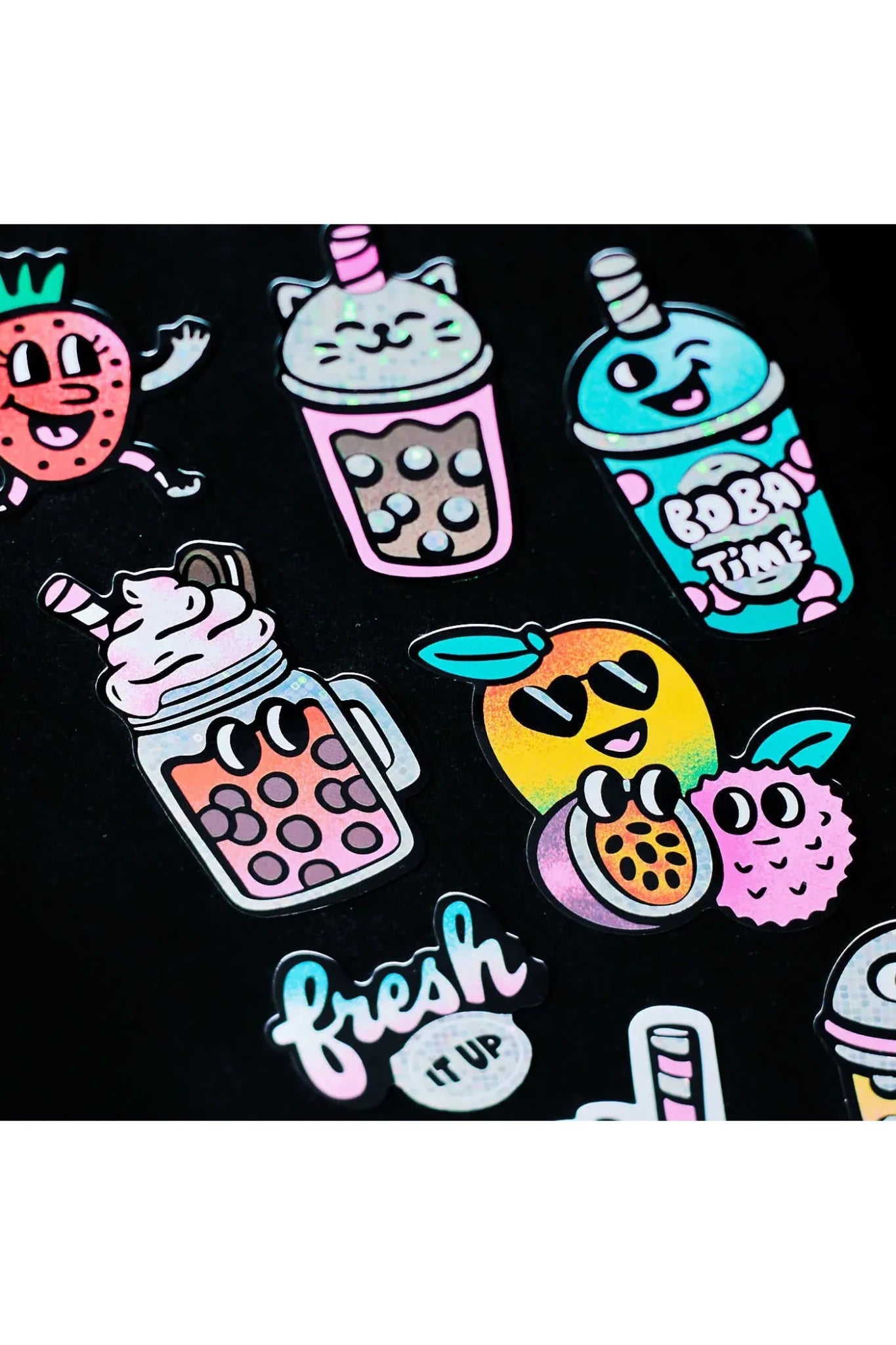 STICKERS - BIG - BUBBLE TEA van OMY | Kids Conceptstore Le Fanfare