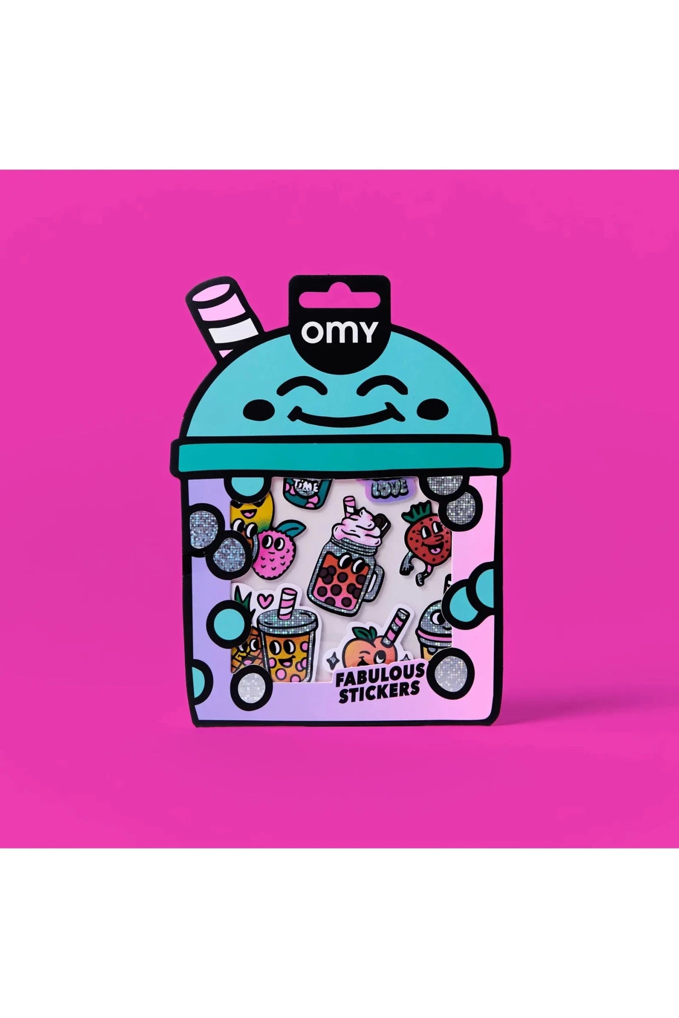 STICKERS - BIG - BUBBLE TEA van OMY | Kids Conceptstore Le Fanfare