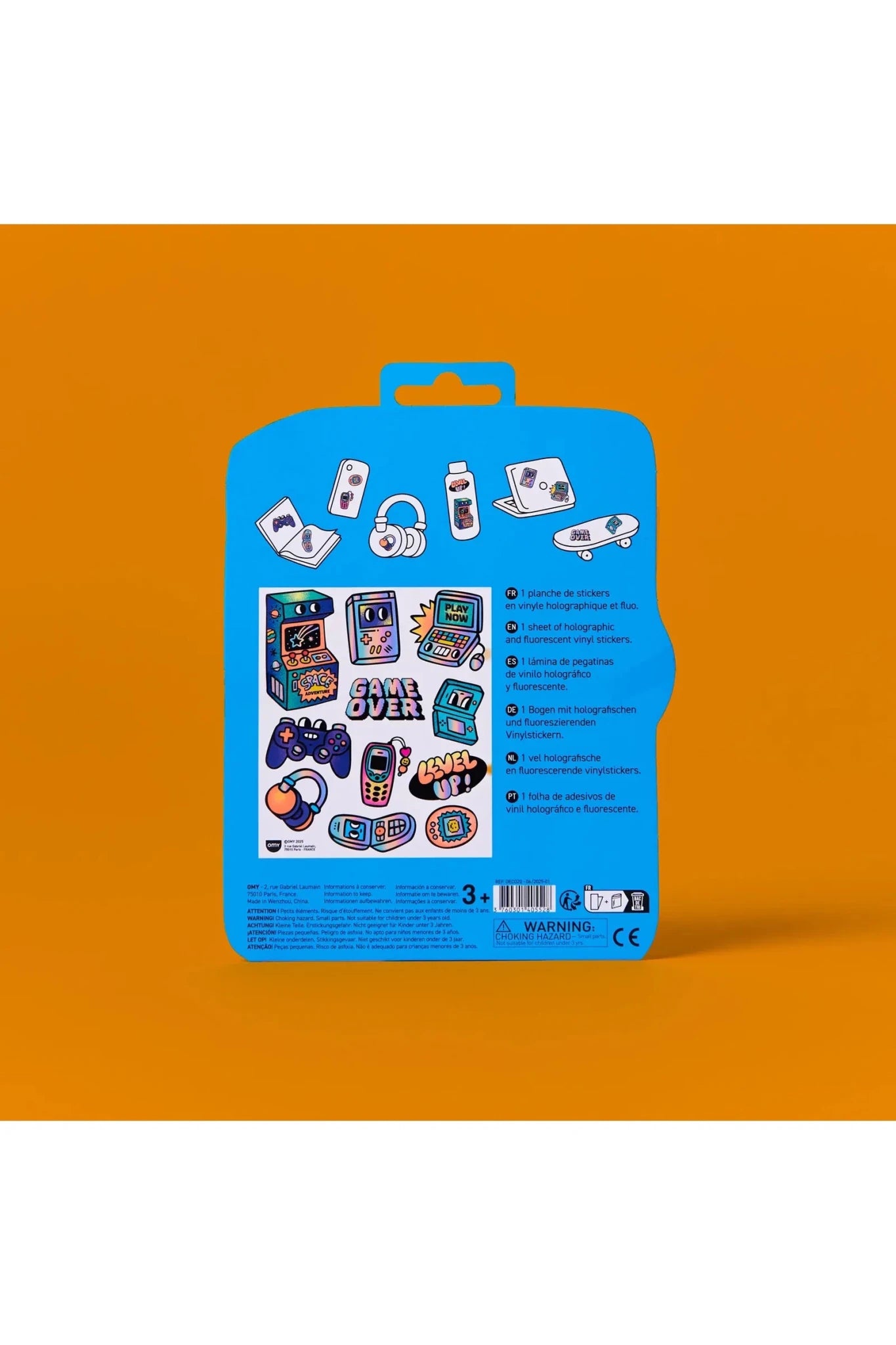 STICKERS - BIG - GAMEBOY van OMY | Kids Conceptstore Le Fanfare
