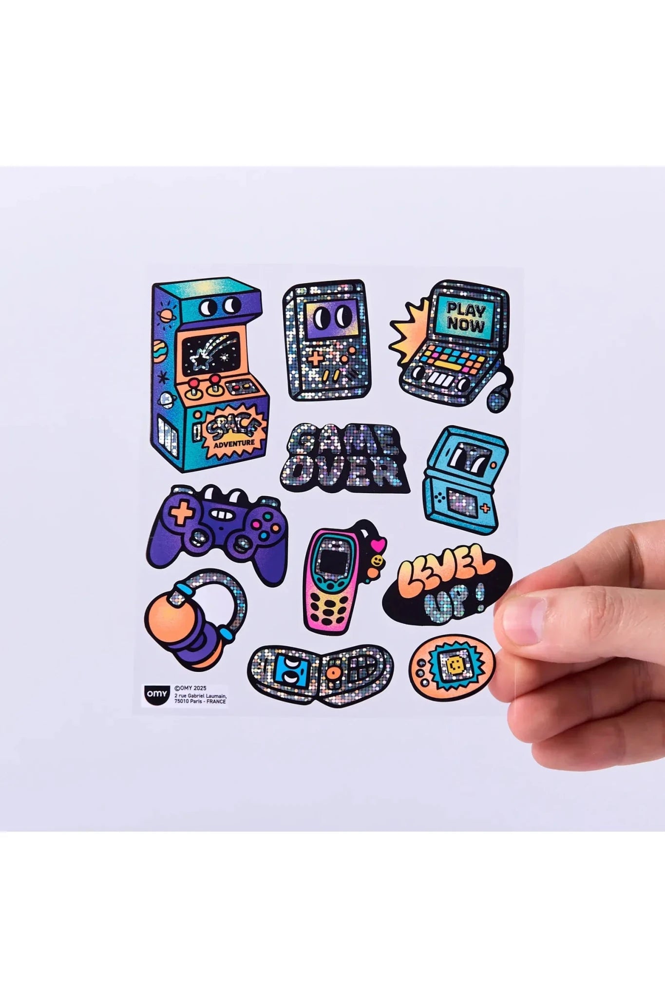 STICKERS - BIG - GAMEBOY van OMY | Kids Conceptstore Le Fanfare