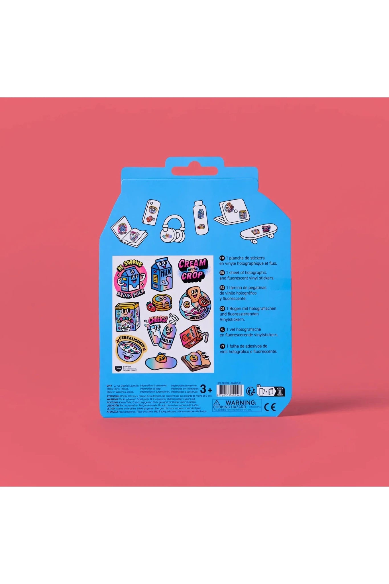 STICKERS - BIG - MILK van OMY | Kids Conceptstore Le Fanfare