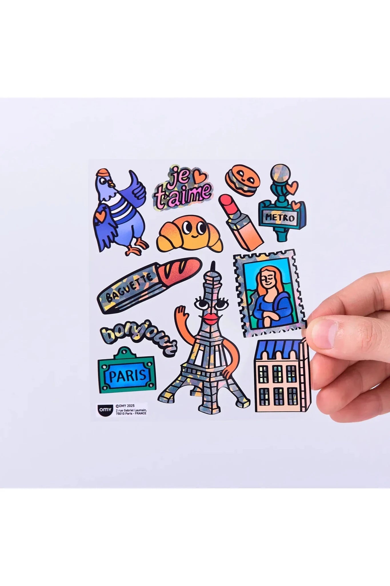 STICKERS - BIG - PARIS van OMY | Kids Conceptstore Le Fanfare