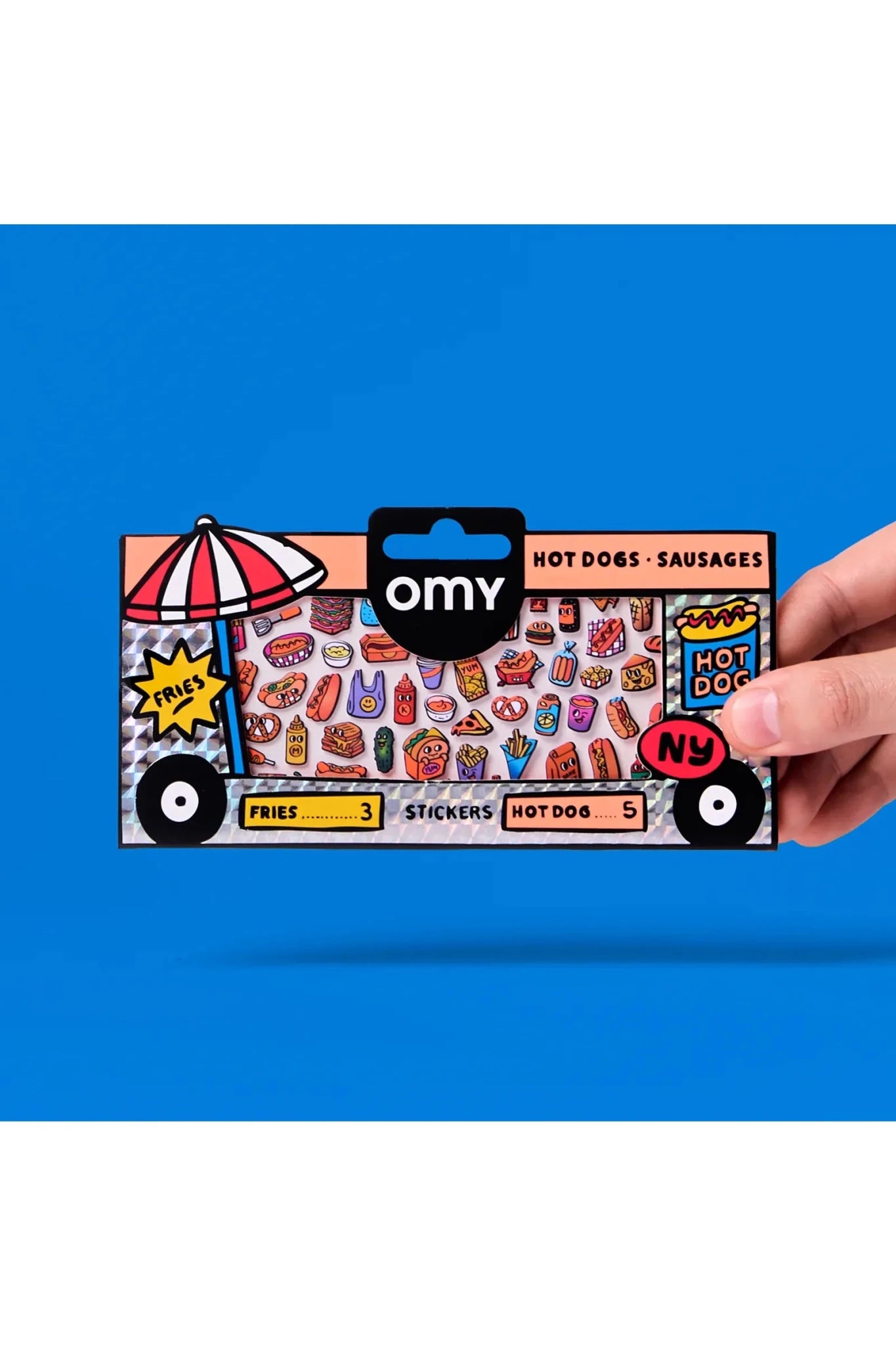 STICKERS - BOUTIQUE - HOT DOGS van OMY | Kids Conceptstore Le Fanfare