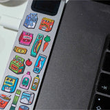 STICKERS - BOUTIQUE - SUPER MARKET van OMY | Kids Conceptstore Le Fanfare