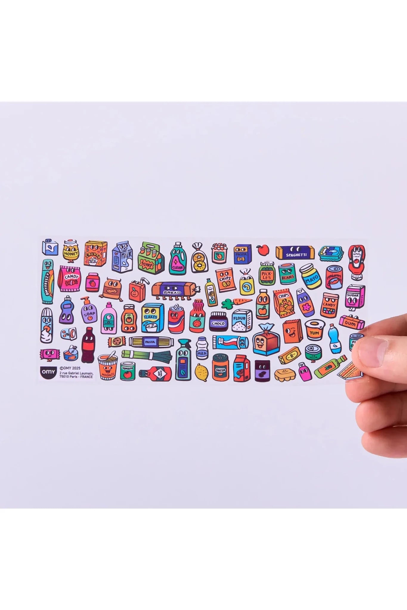 STICKERS - BOUTIQUE - SUPER MARKET van OMY | Kids Conceptstore Le Fanfare