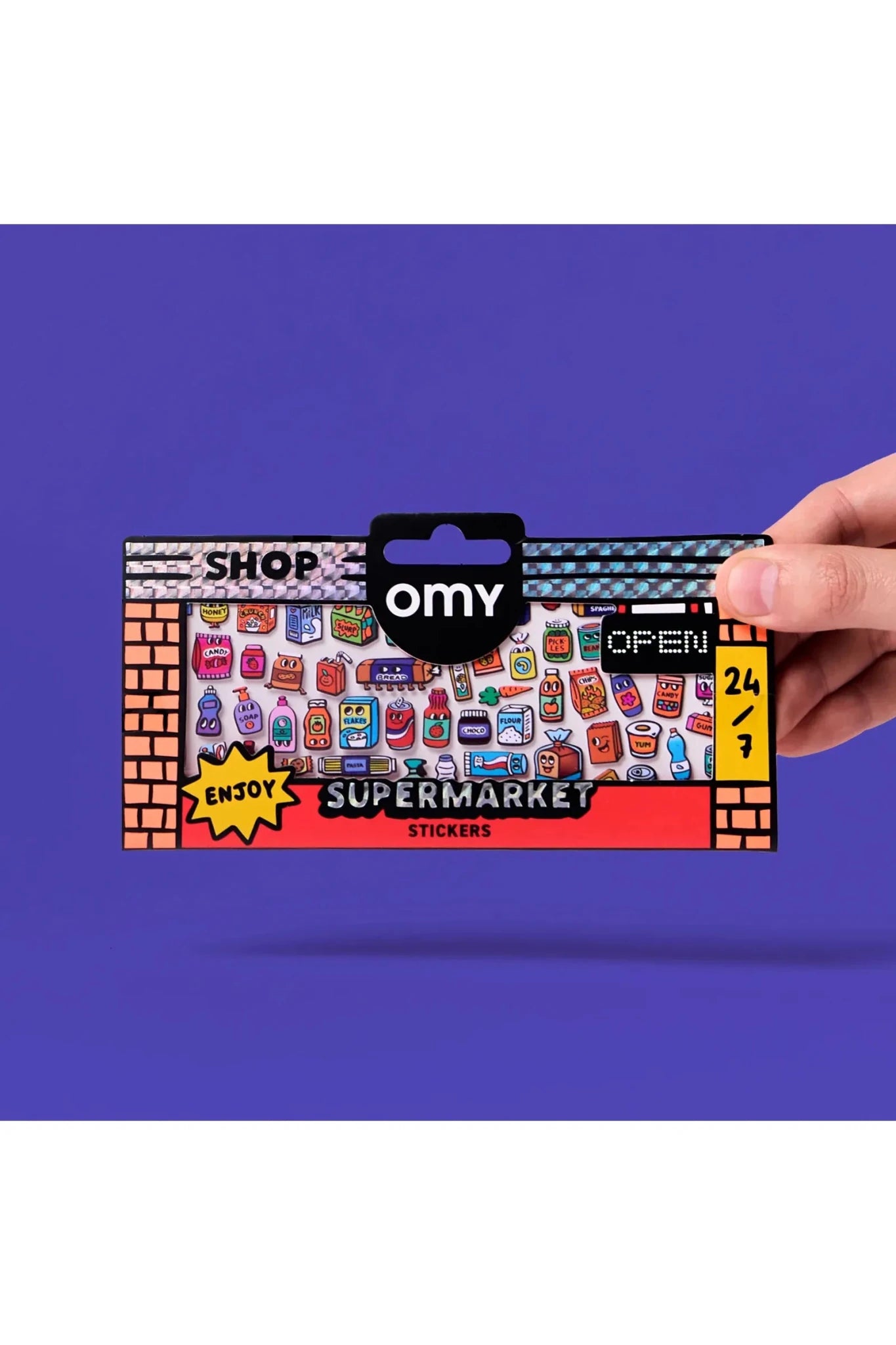 STICKERS - BOUTIQUE - SUPER MARKET van OMY | Kids Conceptstore Le Fanfare