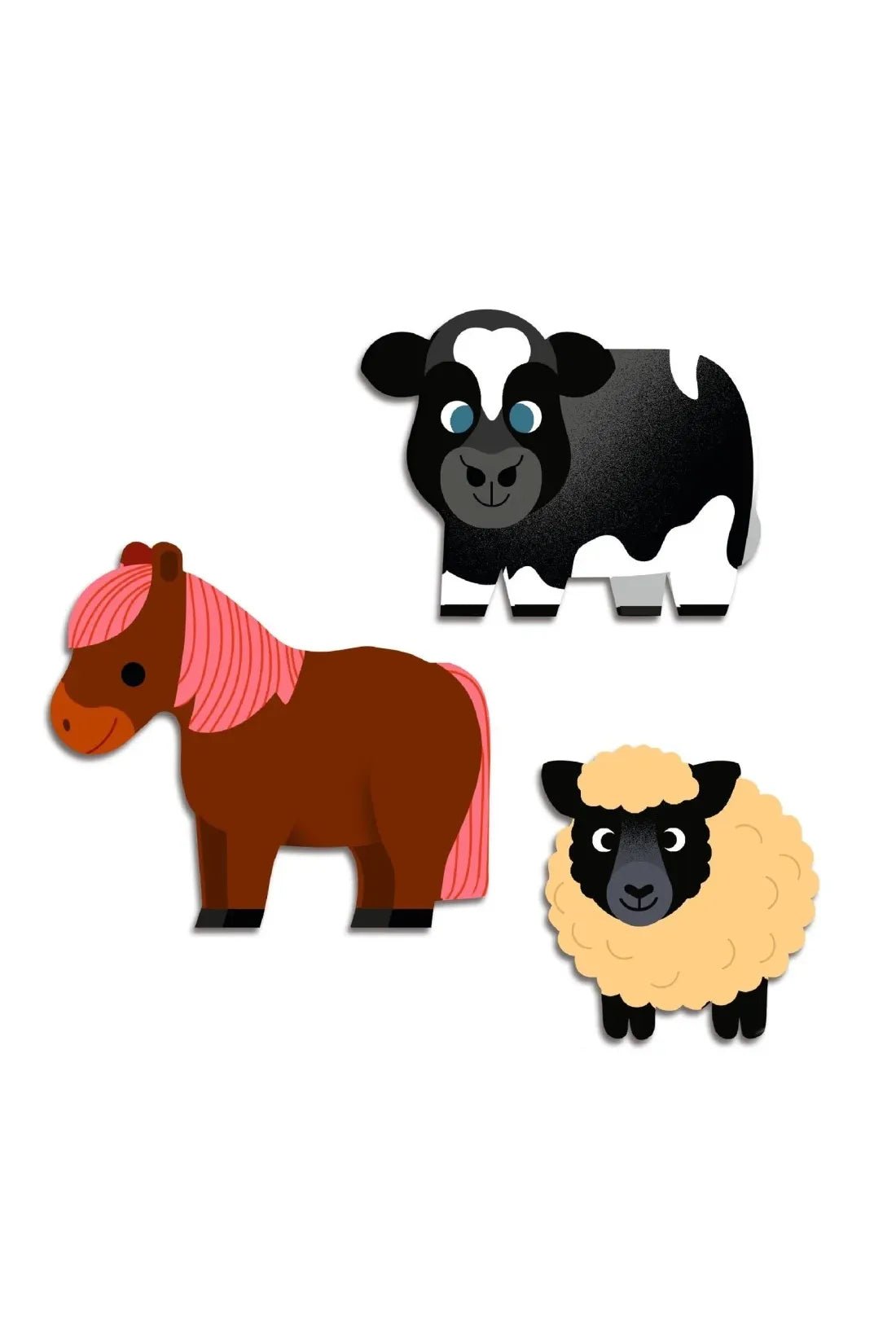 Stickers - Farm animals van Djeco | Kids Conceptstore Le Fanfare