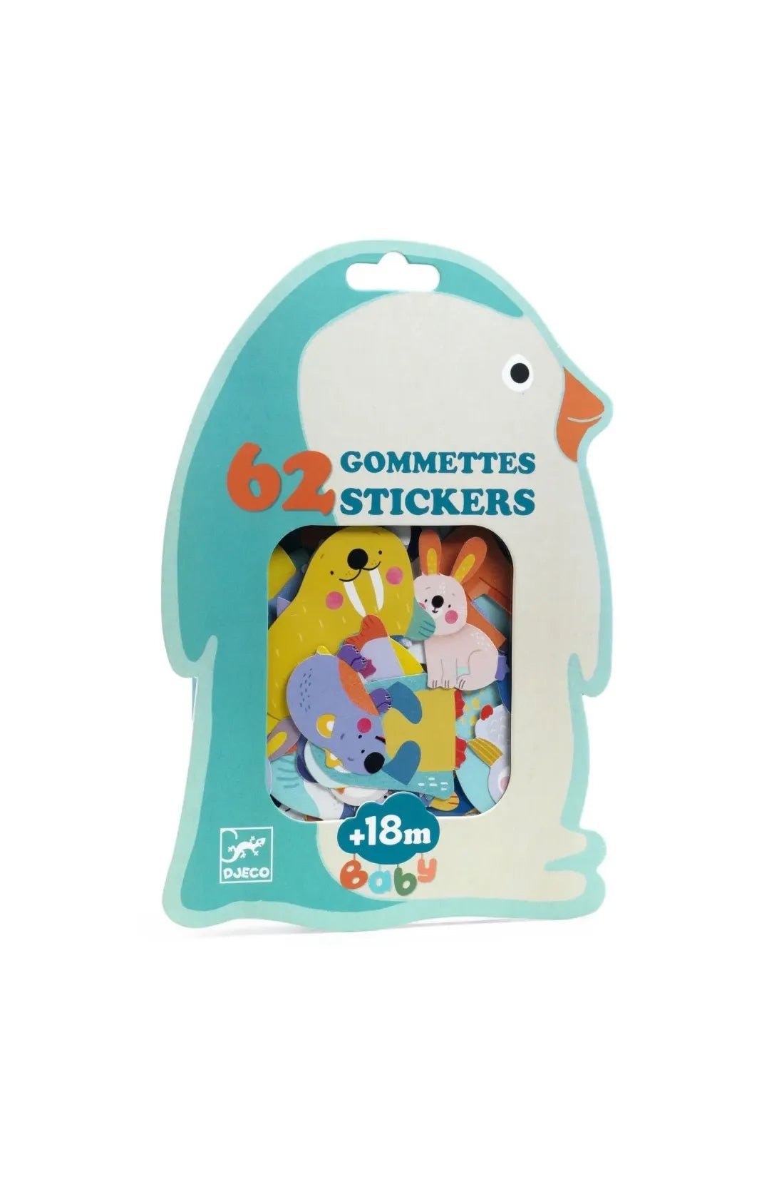 Stickers - Ice field animals van Djeco | Kids Conceptstore Le Fanfare