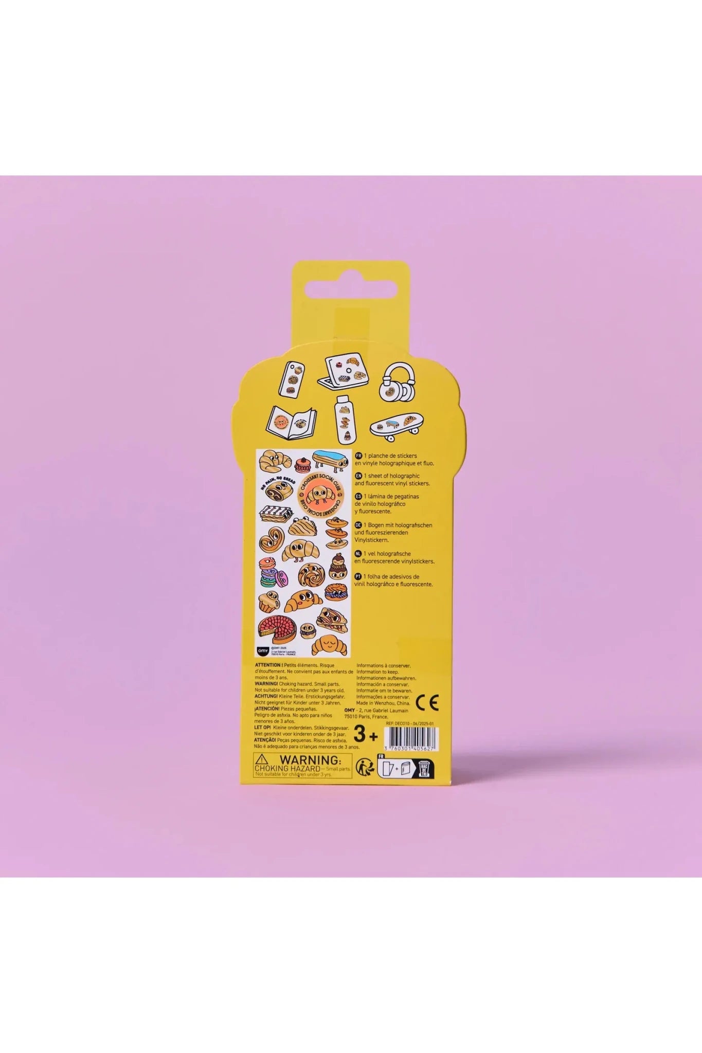 STICKERS - ICONIC - CROISSANT van OMY | Kids Conceptstore Le Fanfare