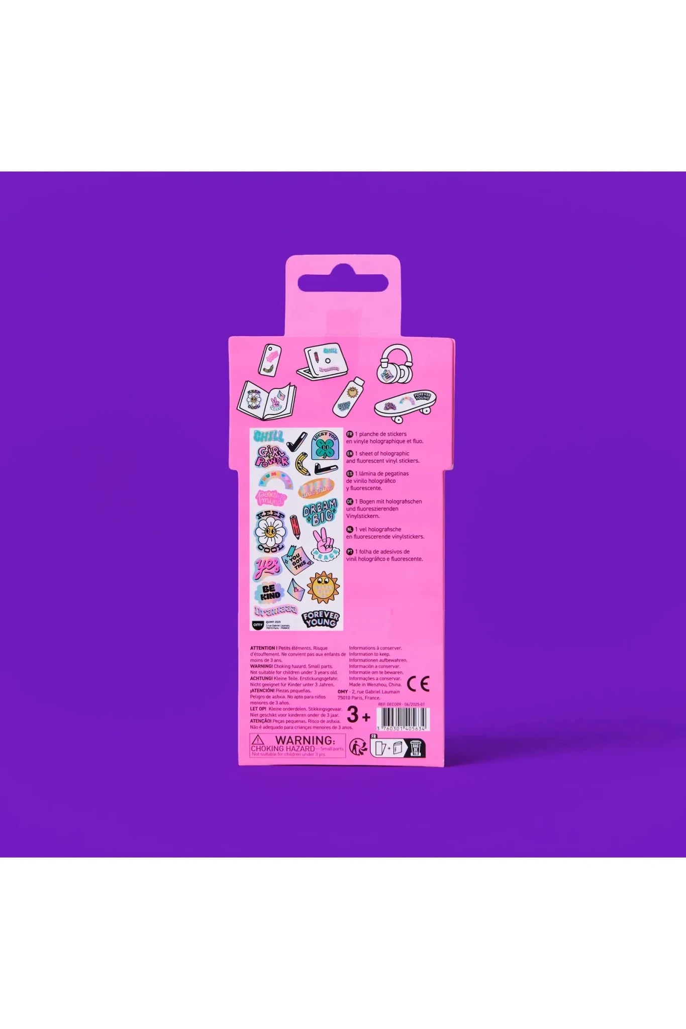 STICKERS - ICONIC - MESSAGES van OMY | Kids Conceptstore Le Fanfare