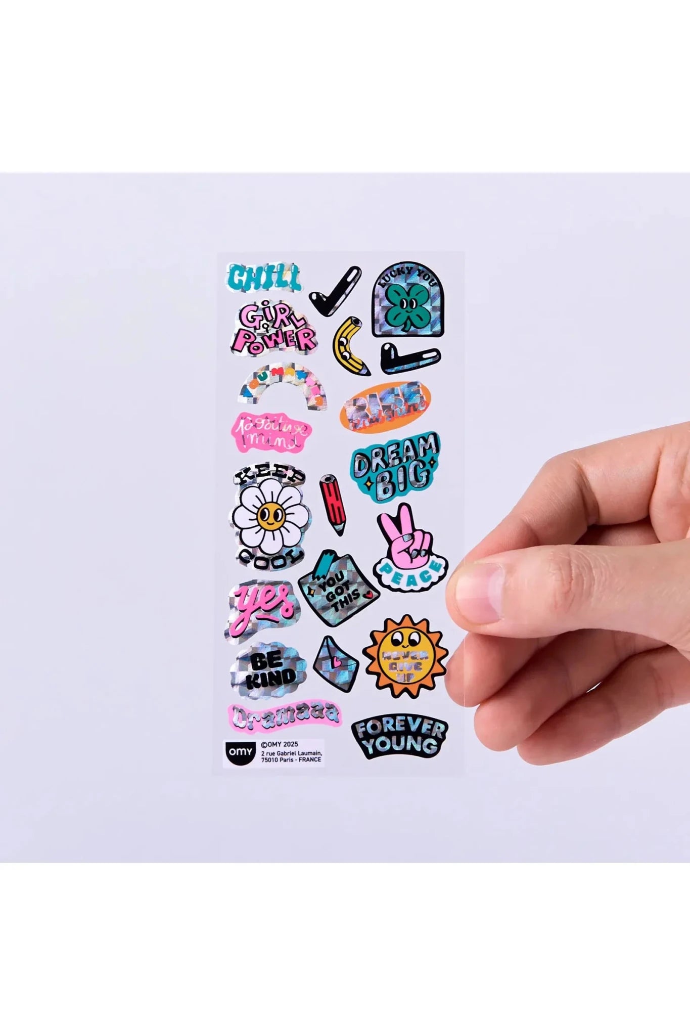 STICKERS - ICONIC - MESSAGES van OMY | Kids Conceptstore Le Fanfare