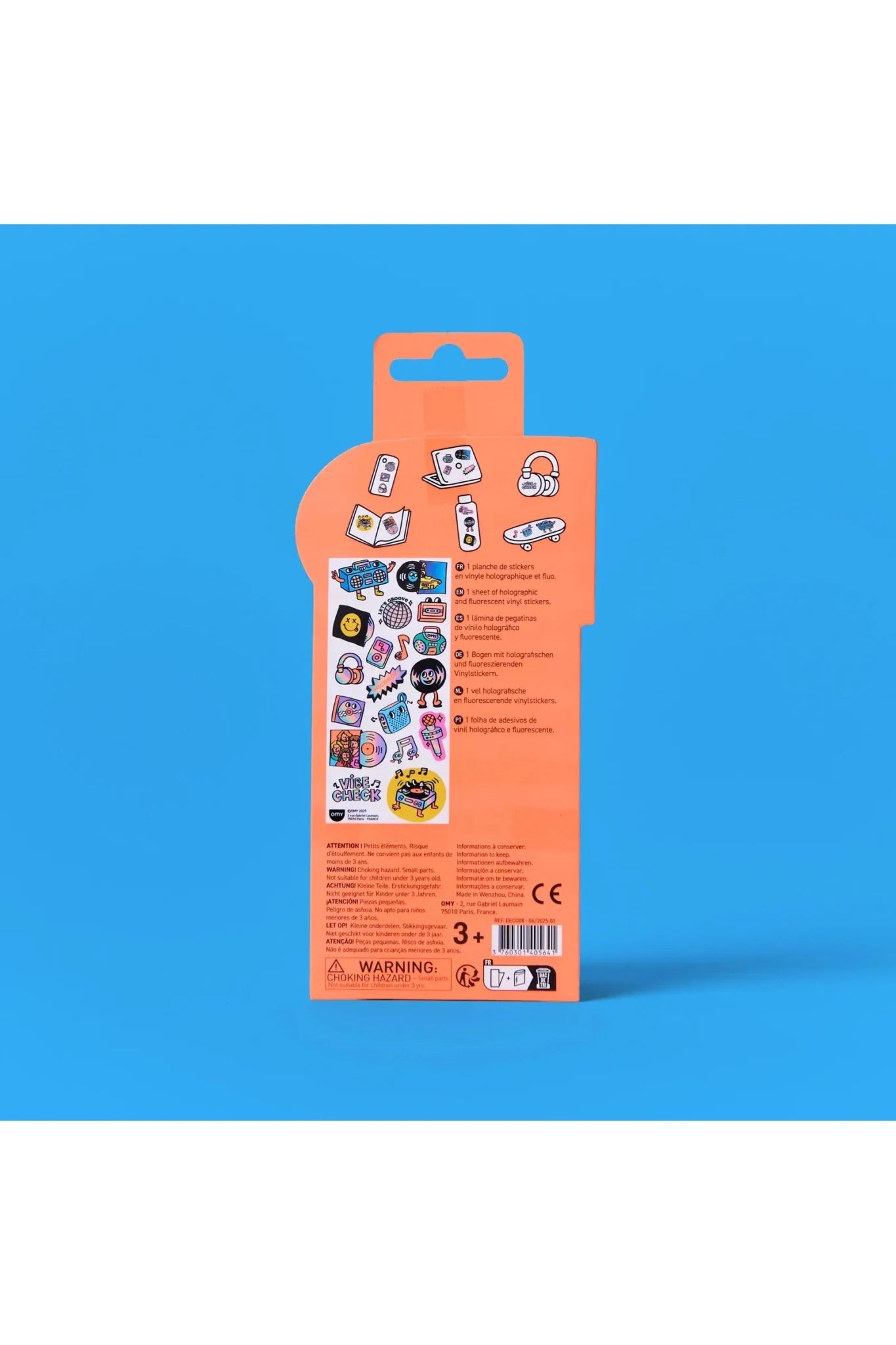 STICKERS - ICONIC - MUSIC van OMY | Kids Conceptstore Le Fanfare