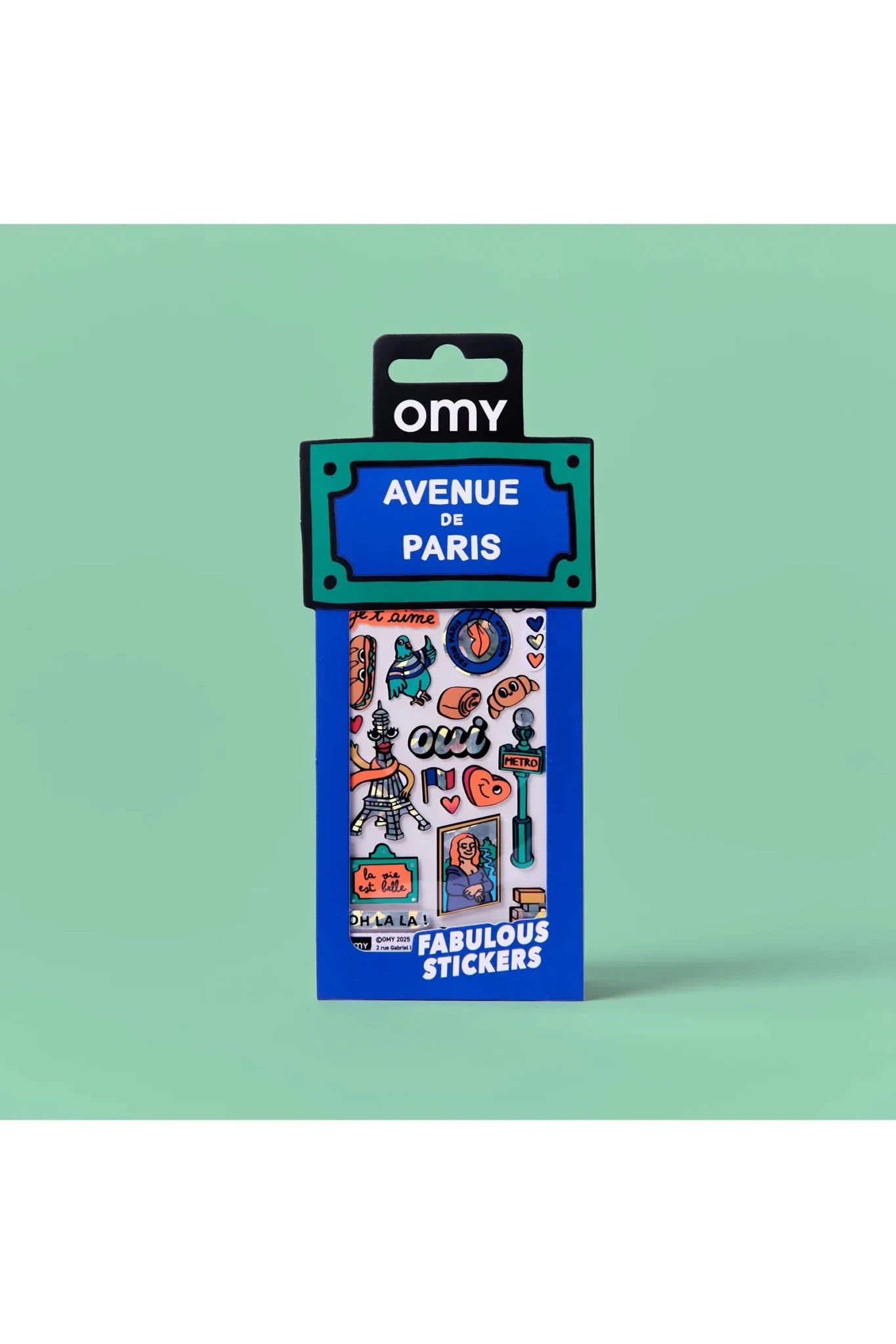STICKERS - ICONIC - PARIS van OMY | Kids Conceptstore Le Fanfare