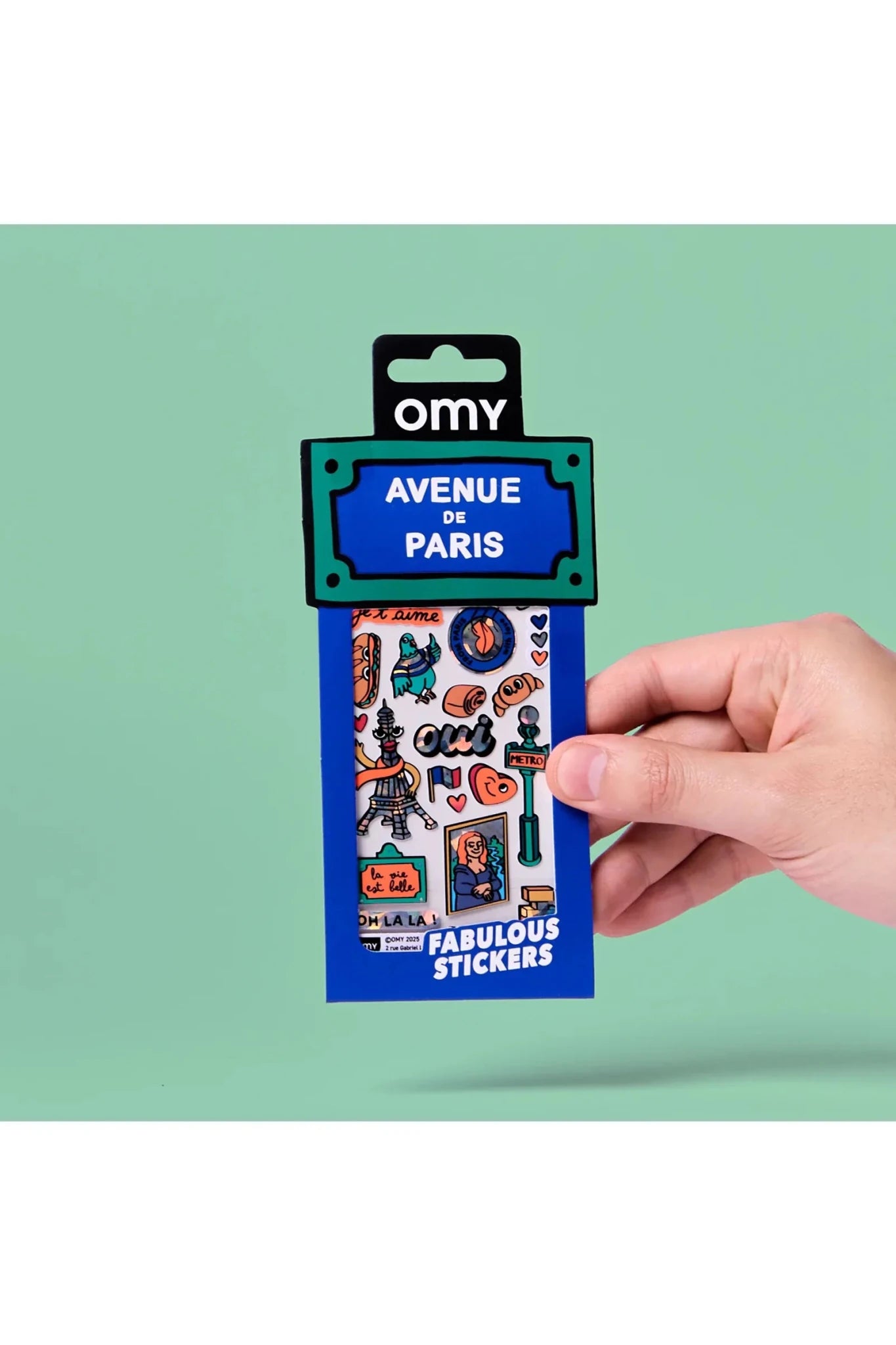 STICKERS - ICONIC - PARIS van OMY | Kids Conceptstore Le Fanfare