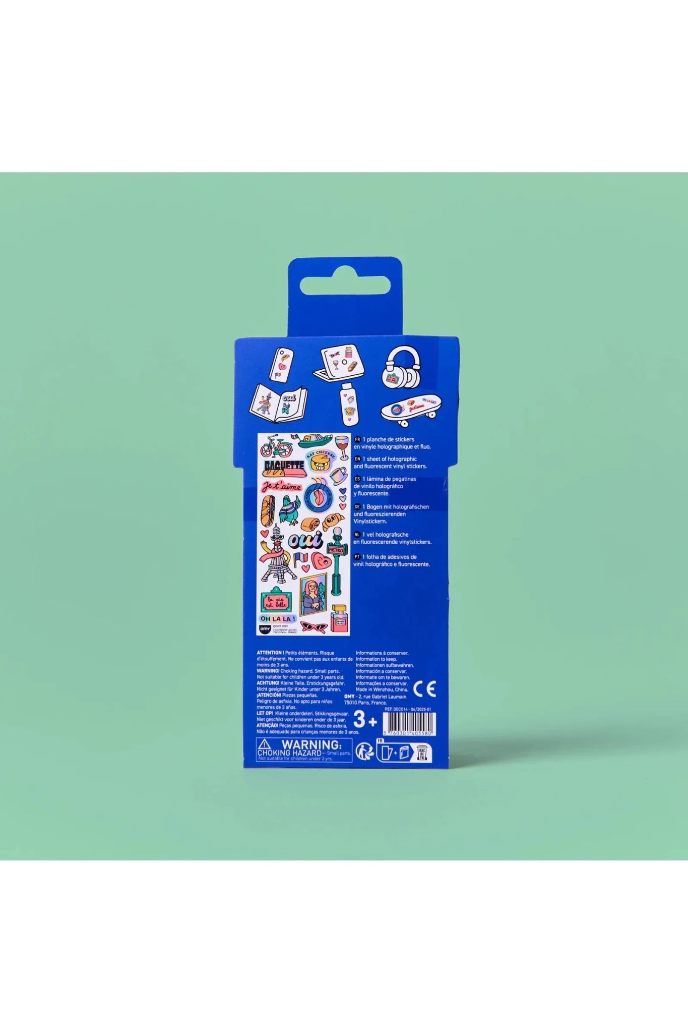 STICKERS - ICONIC - PARIS van OMY | Kids Conceptstore Le Fanfare