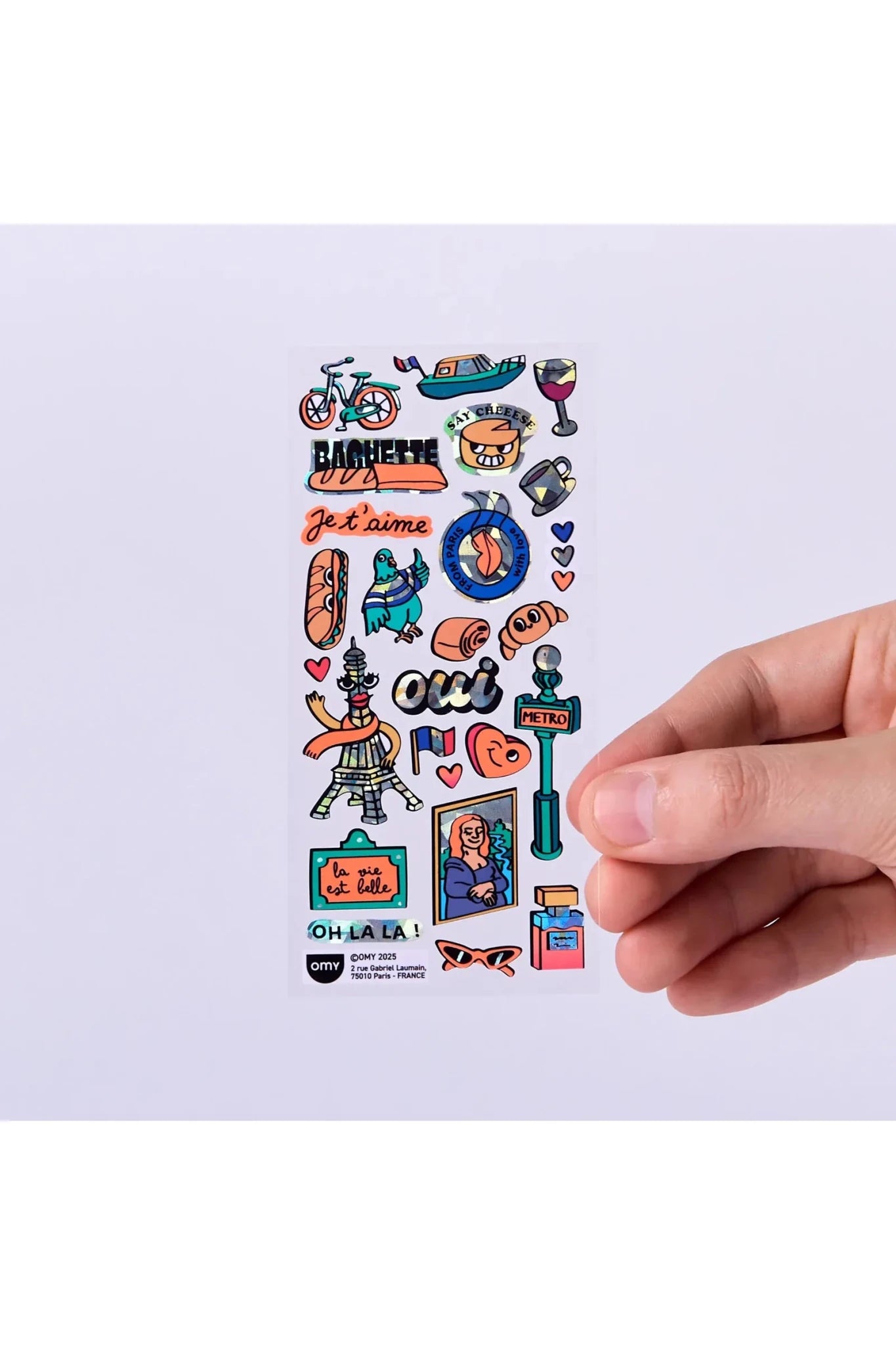STICKERS - ICONIC - PARIS van OMY | Kids Conceptstore Le Fanfare