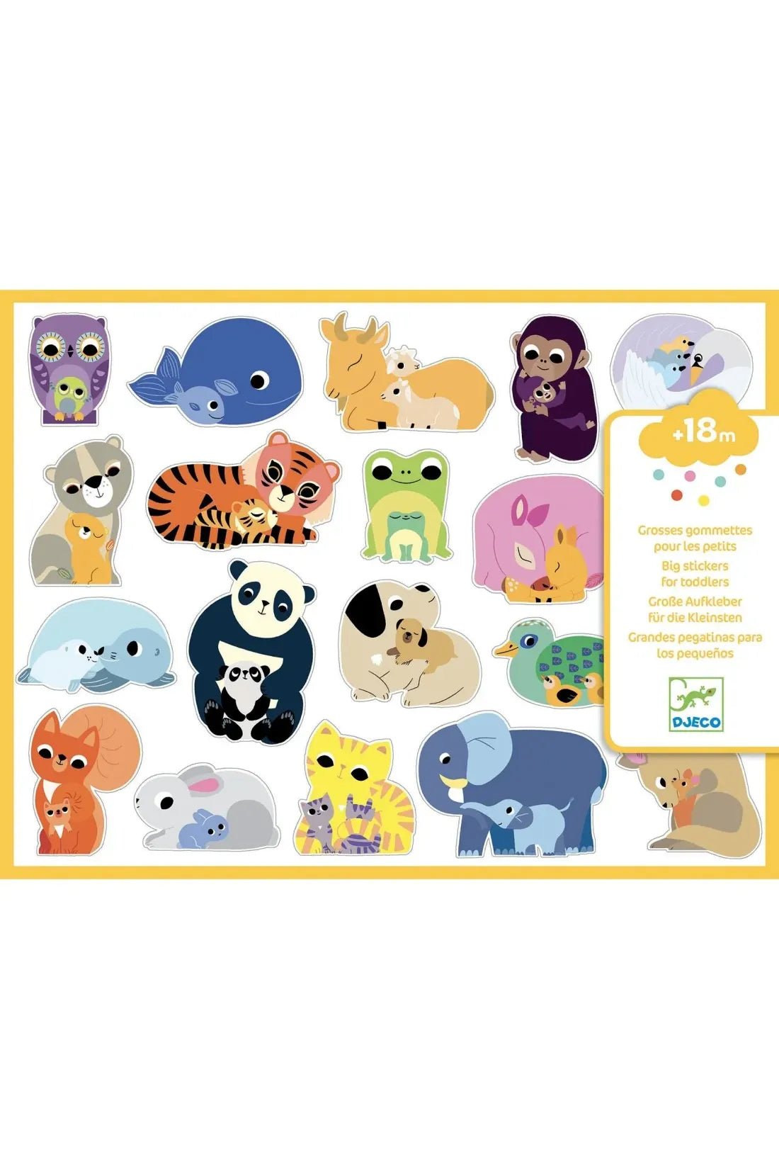 Stickers - mums and babies van Djeco | Kids Conceptstore Le Fanfare