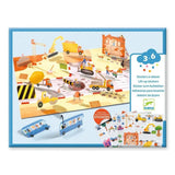 Stickers om rechtop te zetten - Voertuigen van Djeco | Kids Conceptstore Le Fanfare